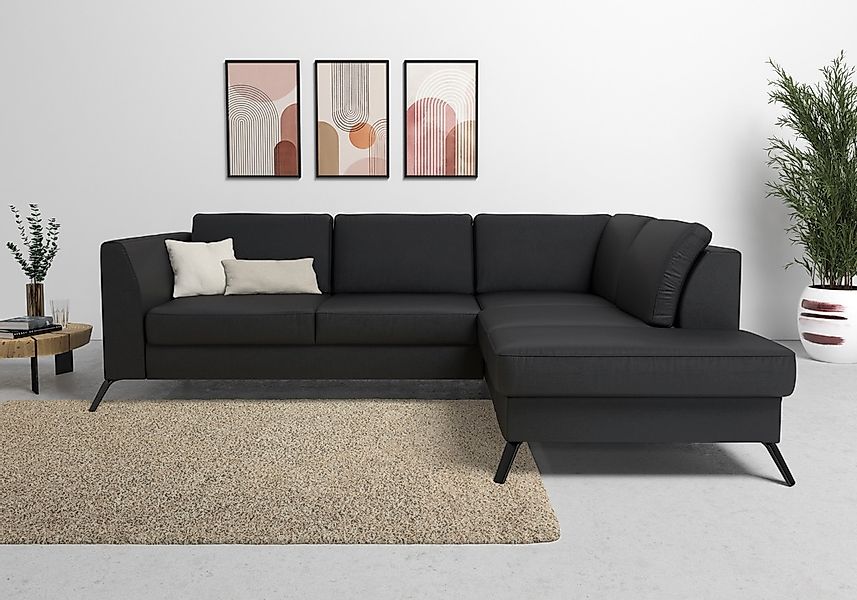 sit&more Ecksofa "Olsen L-Form" inklusive Sitztiefenverstellung, wahlweise günstig online kaufen
