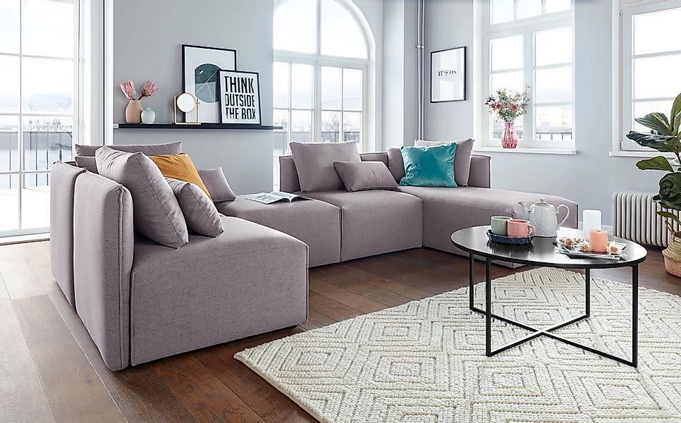 andas Wohnlandschaft "Nöre", (5 Teile), in vielen Bezugsqualitäten und Farb günstig online kaufen