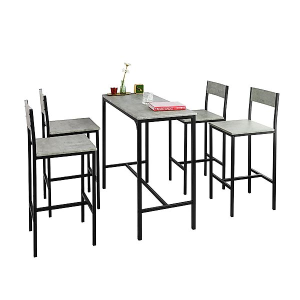 SoBuy Bartisch OGT14, Bartisch Set 5-teilig günstig online kaufen