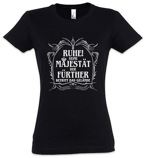 Urban Backwoods Print-Shirt Seine Majestät Der Fürther Damen T-Shirt Franke günstig online kaufen