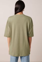 Next T-Shirt Langes Oversized Fit T-Shirt günstig online kaufen