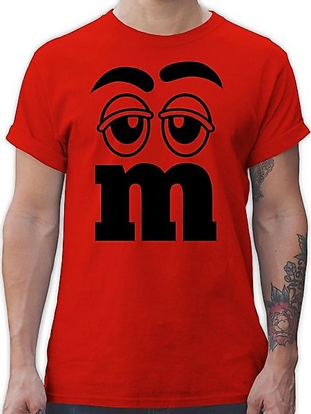 Shirtracer T-Shirt M und M Figuren Aufdruck M&M Karneval & Fasching günstig online kaufen