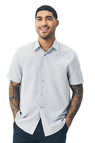 Next Kurzarmhemd Kurzärmliges Hemd mit Struktur, Regular Fit (1-tlg) günstig online kaufen