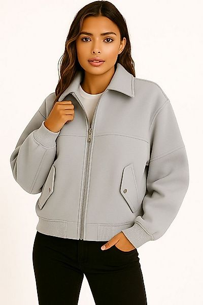 Worldclassca Bomberjacke Worldclassca Bomberjacke Trench Kragen Oversize Üb günstig online kaufen