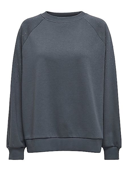 ONLY Sweatshirt ONLKIARA L/S O-NECK OVERSIZE STUDS SWT günstig online kaufen
