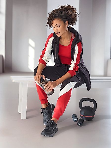 H.I.S Kapuzensweatjacke mit Colorblock Design am Ärmel günstig online kaufen