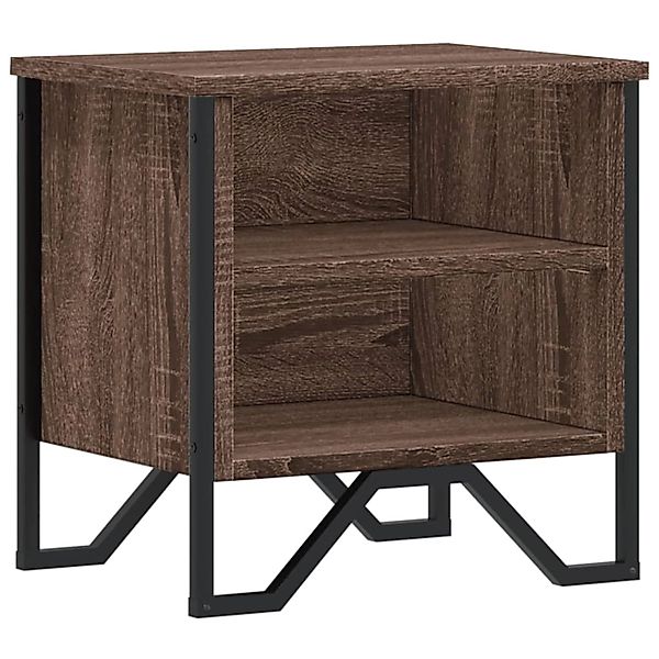vidaXL Nachttisch Braun Eichen-Optik 40x30x40 cm Holzwerkstoff 848502 günstig online kaufen
