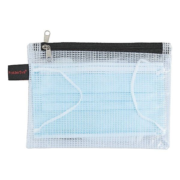 FOLDERSYS Beuteltasche Doppelkammer, mit Reißverschluss, A6 günstig online kaufen