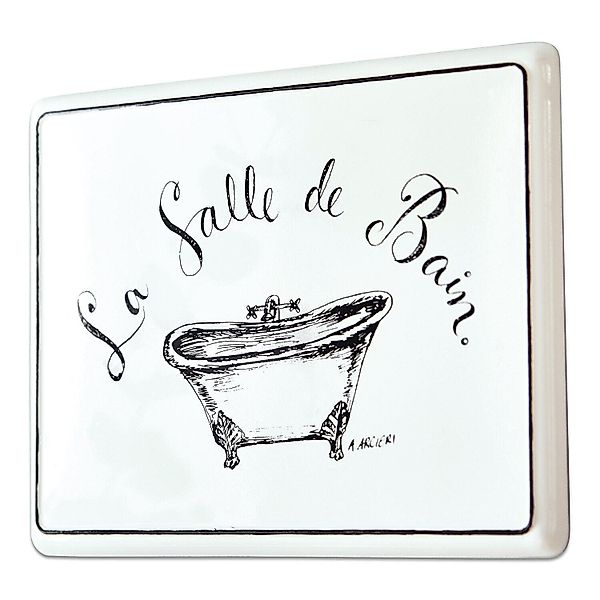 Mirabeau Wanddekoobjekt Deko-Schild La salle de günstig online kaufen