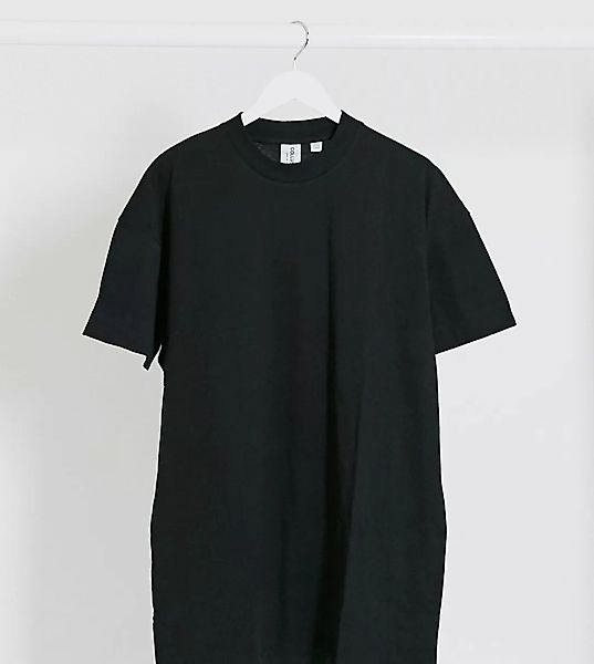 COLLUSION – Schwarzes Mini-T-Shirt-Kleid günstig online kaufen