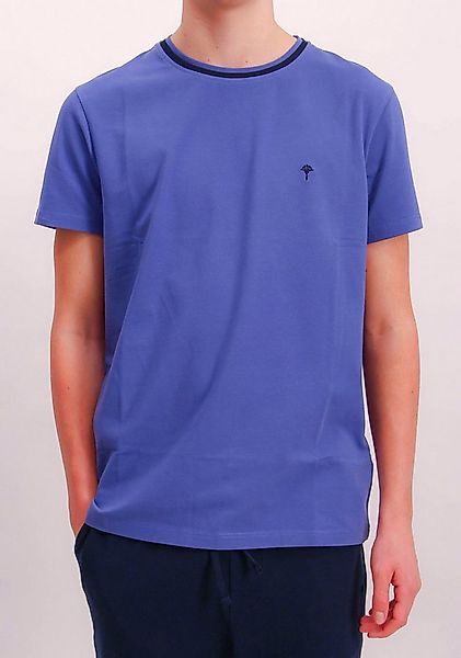 JOOP! Pyjamaoberteil Kontrastfarbiger Halsausschnitt günstig online kaufen