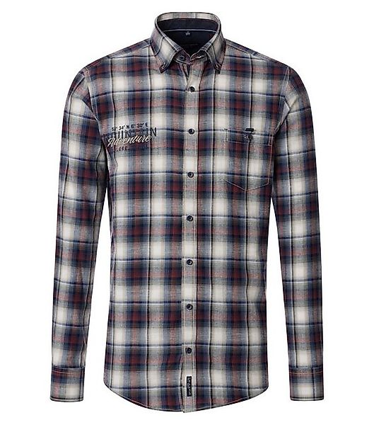CASAMODA Langarmhemd Casamoda Hemd kariert casual fit XL (1-tlg) günstig online kaufen