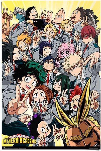 Reinders Poster "My Hero Academia - UA class 1-A" günstig online kaufen