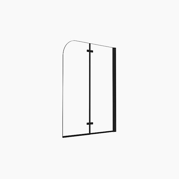 Duschparadies 90 x 140cm Badewannenaufsatz 2tlg Faltwand 6mm Nano Glas Dusc günstig online kaufen