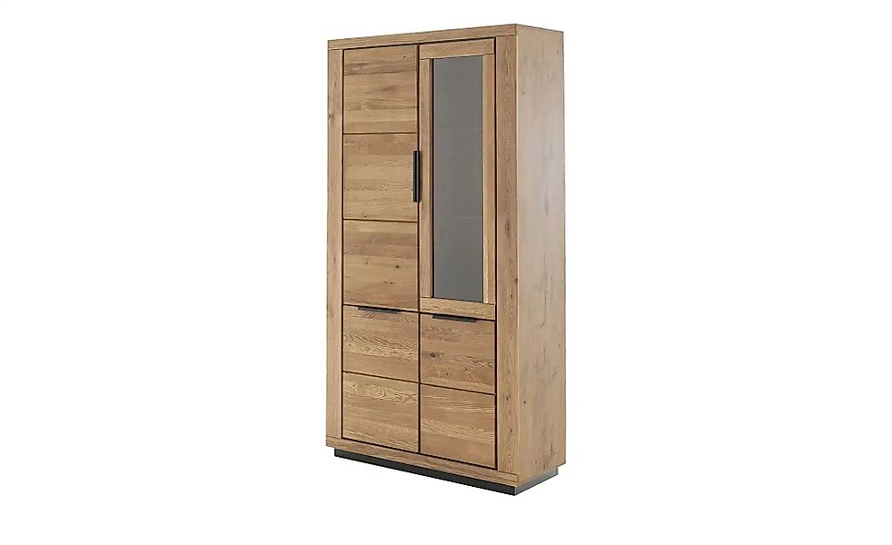 MCA living Vitrine "GRENO Vitrine groß" 1 Stk. tlg. aus massiver Wildeiche, günstig online kaufen