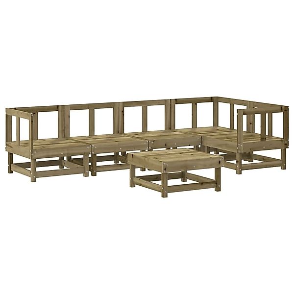 vidaXL 6-Tlg Garten-Lounge-Set Imprägniertes Kiefernholz 3186451 günstig online kaufen