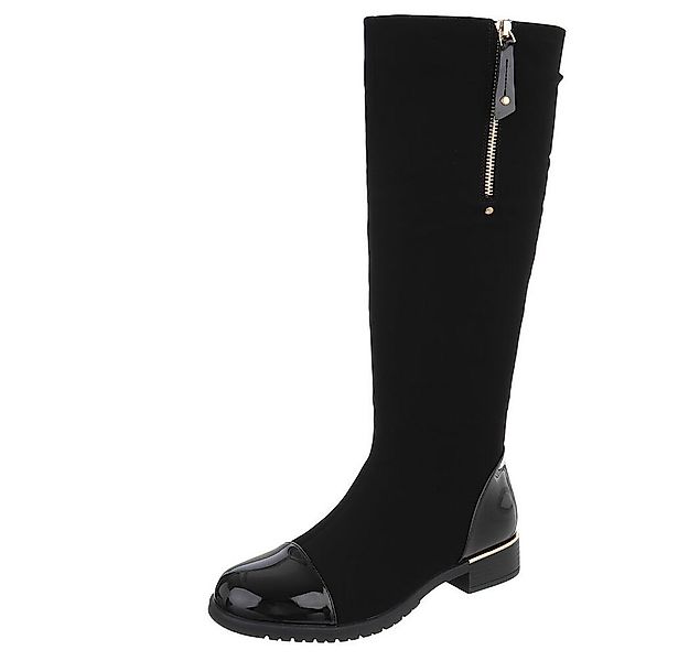Ital-Design Elegante Winterstiefel mit Reißverschluss für Damen Stiefel (90 günstig online kaufen
