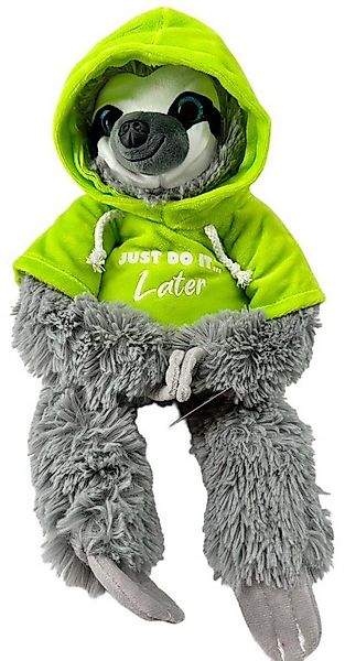 soma Kuscheltier Faultier Kuscheltier XXL 40 cm – Plüschtier mit Hoodie Grü günstig online kaufen