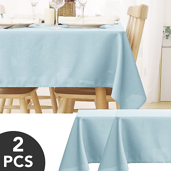 Deconovo Tischdecke Wasserabweisend Tischwäsche Lotuseffekt Tischtuch günstig online kaufen