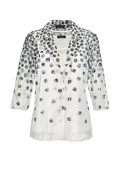 GOLDNER Klassische Bluse "Attraktives Set aus Spitzenbluse und Jerseytop" 2 günstig online kaufen