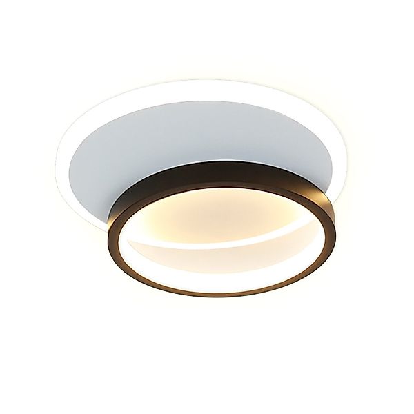 Nettlife LED Deckenleuchte Schwarz Deckenlampe Modern günstig online kaufen