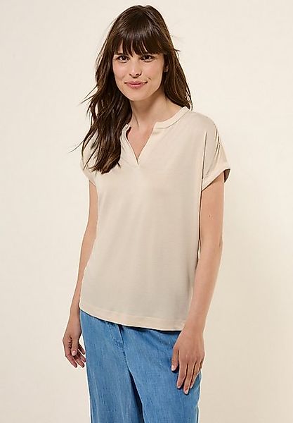 CECIL T-Shirt aus softem Materialmix günstig online kaufen