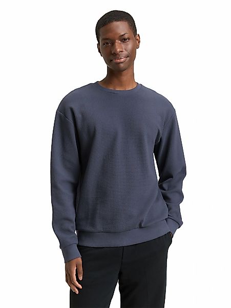 TOM TAILOR Denim Sweatshirt, mit Rippbündchen günstig online kaufen