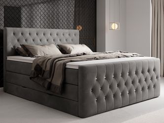 wonello Boxspringbett Sira, mit Bettkasten, Matratzen günstig online kaufen