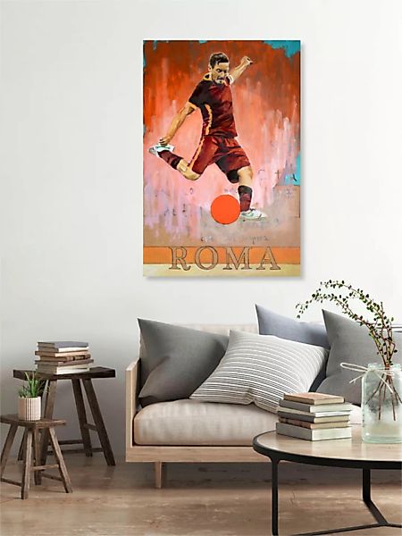 Poster / Leinwandbild - One Love Roma günstig online kaufen