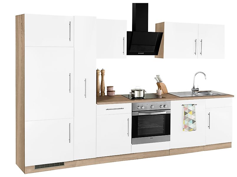 wiho Küchen Küchenzeile "Cali" mit E-Geräten, Breite 310 cm günstig online kaufen