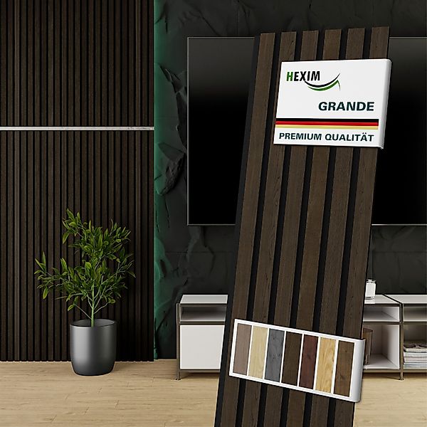 Hexim Wandpaneel, (Akustikpaneele 140x30cm Holz Grande günstig online kaufen
