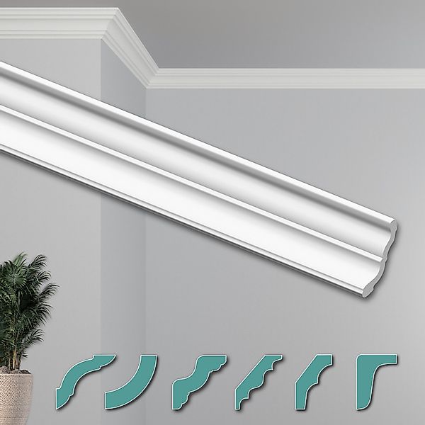 Hexim Deckenleiste ZG36, 20 Meter / günstig online kaufen