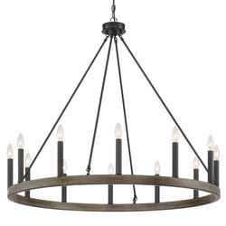 MLT&RIDDLE Kronleuchter Eleganter Wagenrad-Kronleuchter mit 12 günstig online kaufen