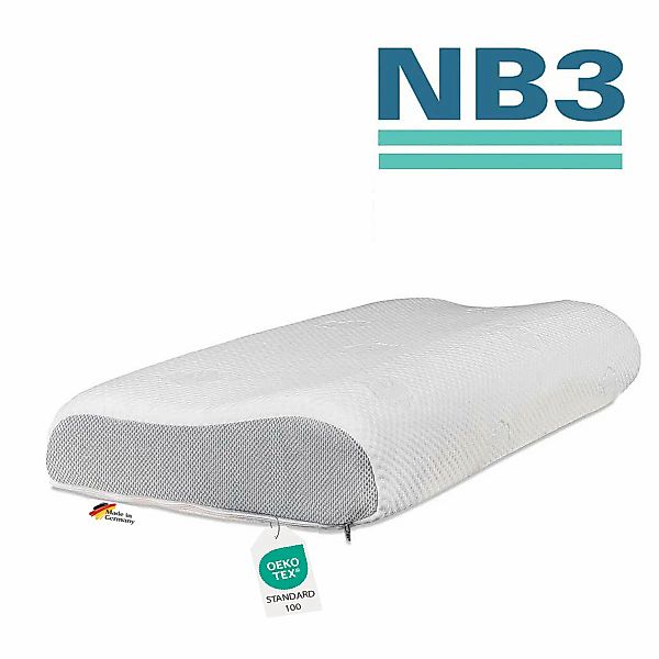 Orthopädisches Dormabell Cervical Nackenstützkissen NB3 Talalay Latex günstig online kaufen