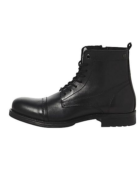 Jack & Jones Jack & Jones Herren Schuhe Leder-Stiefel - JfwShaun Biker-Boot günstig online kaufen