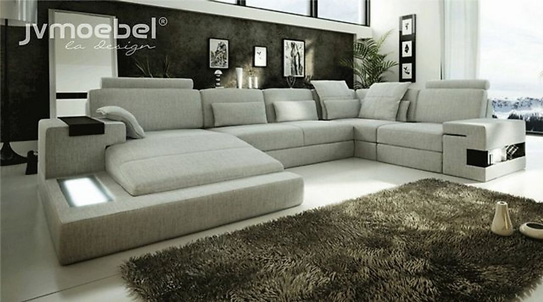 JVmoebel Ecksofa Designer Wohnlandschaft U-Form Couch Ecksofa Polster, Made günstig online kaufen