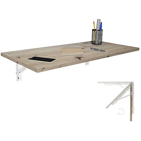 KDR Produktgestaltung Klapptisch 80x40 Wandklapptisch Esstisch günstig online kaufen