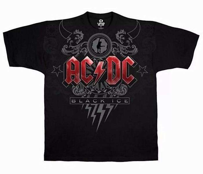 Liquid Blue T-Shirt AC/DC - Black Ice mit lizensiertem Print günstig online kaufen