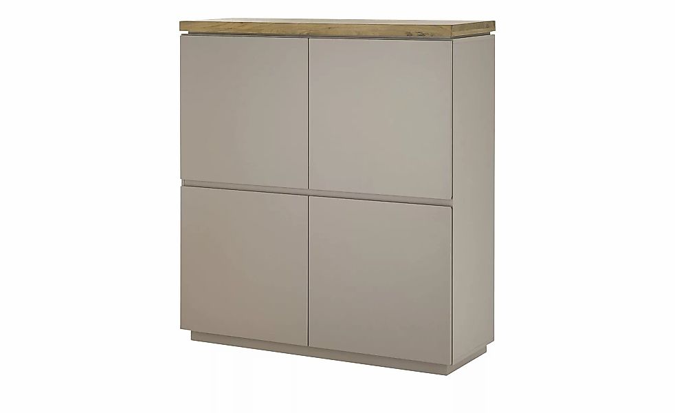 Sideboard  Brohl ¦ grau ¦ Maße (cm): B: 113 H: 123 T: 40.0 Kommoden & Sideb günstig online kaufen