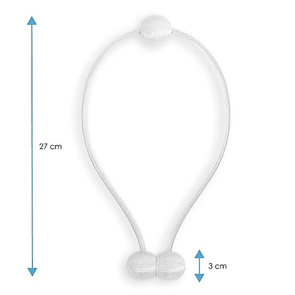 AmeliaHome Raffhalter Vorhang Gardinen Halter Raffhalter Magnetverschluss A günstig online kaufen