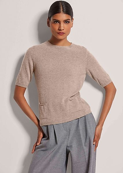 MADELEINE Strickpullover Pullover mit kurzen Ärmeln günstig online kaufen
