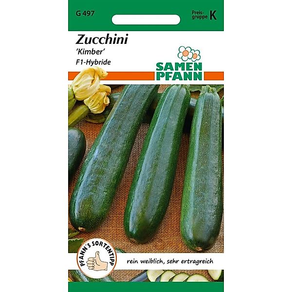 SAMEN PFANN Zucchini Kimber F1 günstig online kaufen
