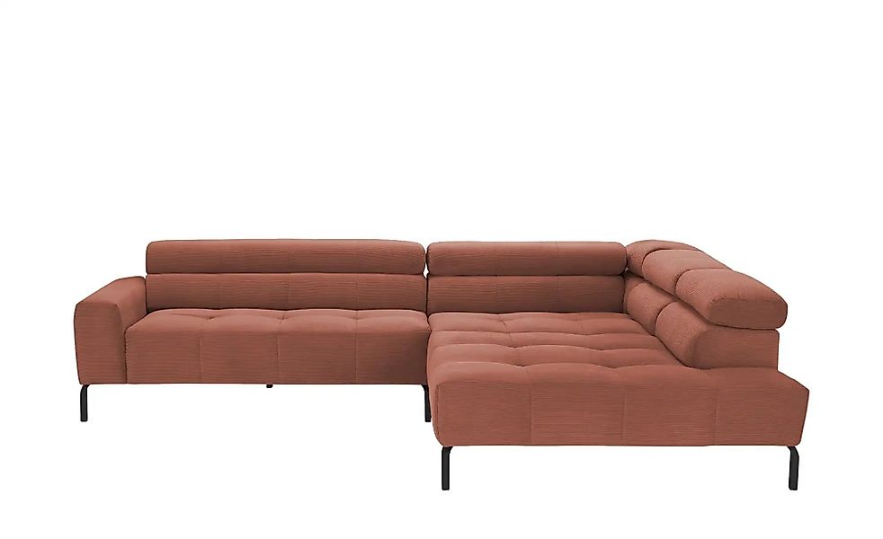 Max Schelling Ecksofa verstellbare Kopfteile MS Verve ¦ braun ¦ Maße (cm): günstig online kaufen