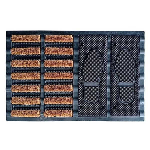 Lex Kombi Schmutzfangmatte Türmatte Schuhablage Fußabtreter Fußmatte Schmut günstig online kaufen