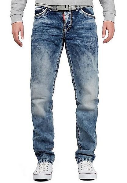 Cipo & Baxx Regular-fit-Jeans Hose BA-CD148 (1-tlg) mit dicken Kontrastnäht günstig online kaufen