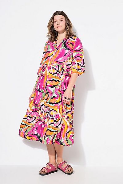 Studio Untold Maxikleid Maxikleid abstrakter Print günstig online kaufen