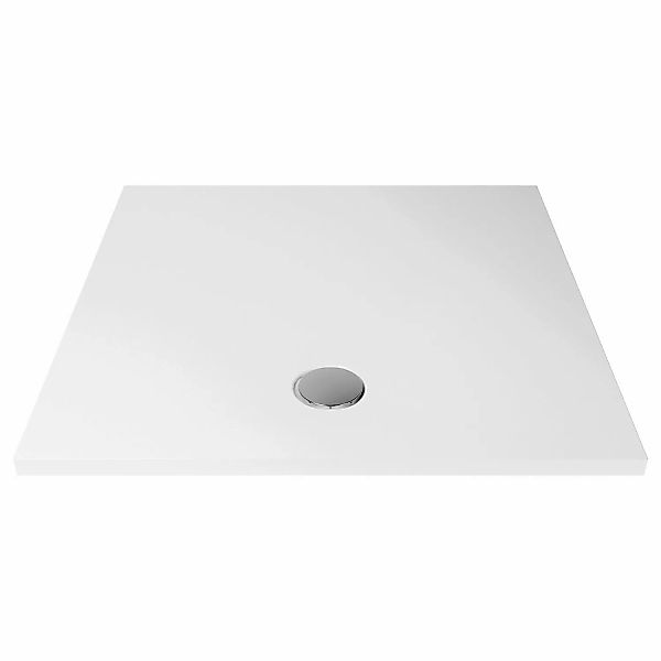 Breuer Duschwanne Extraflach Modern Line Quadrat 80 cm x 80 cm Weiß günstig online kaufen