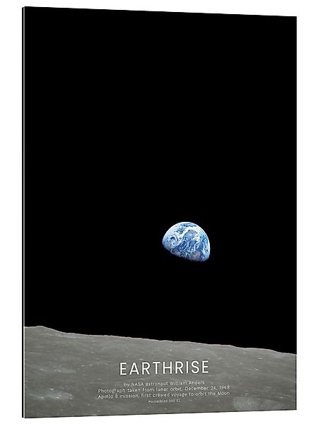 Posterlounge Wandbild Earthrise - Apollo 8, günstig online kaufen