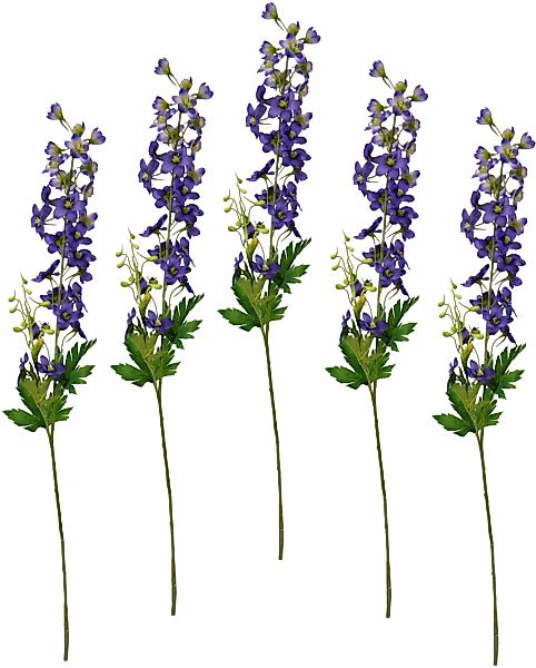 I.GE.A. Kunstblume "Delphinium", 5er Set günstig online kaufen