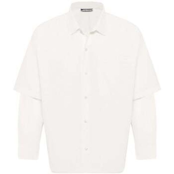 Dandalo  Hemdbluse Hugo Oversize Lapel Collar Breast Pocket Detailed Shirt günstig online kaufen